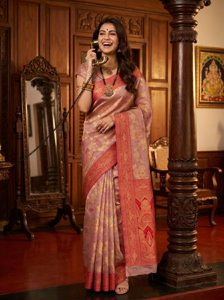 MIMOSA Saree Saree — front view on mannequin