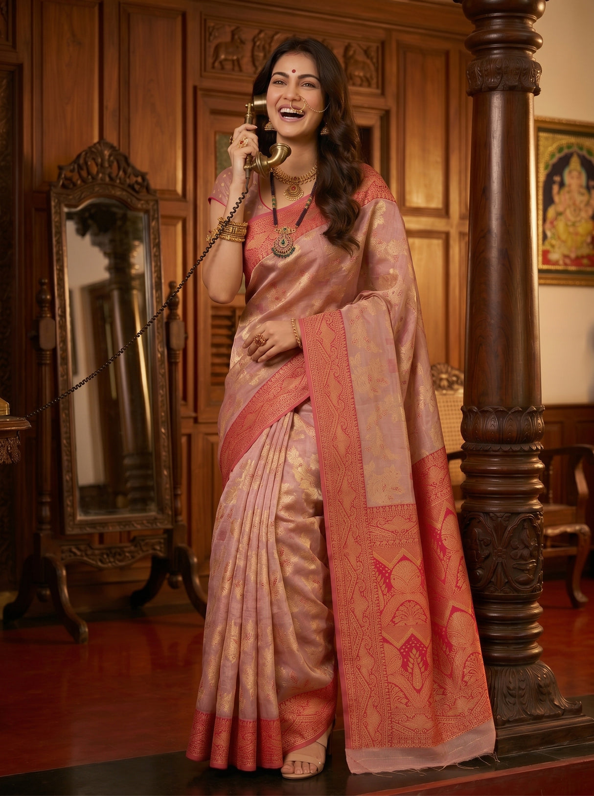 MIMOSA Saree Saree — pose 8 styling detail