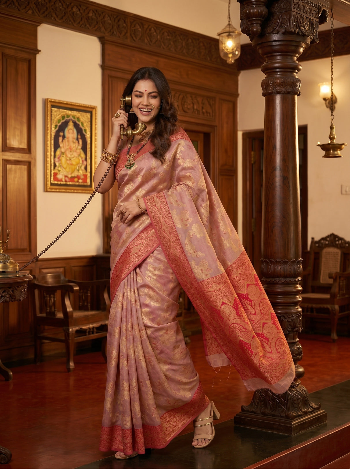 MIMOSA Saree Saree — pose 9 styling detail