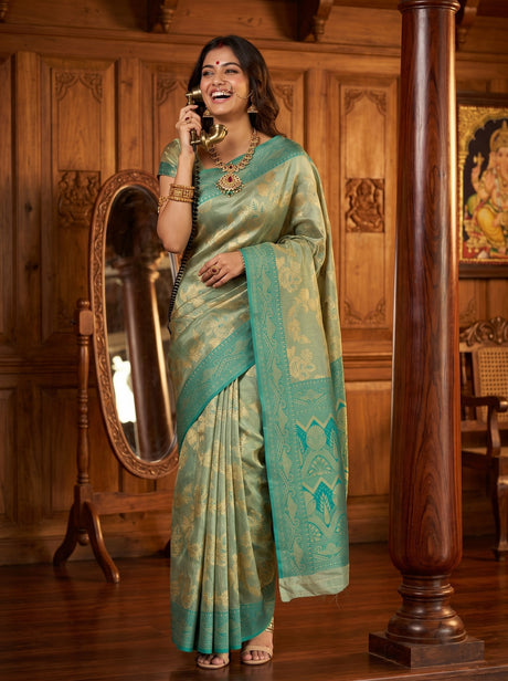 MIMOSA Saree Saree — front view on mannequin
