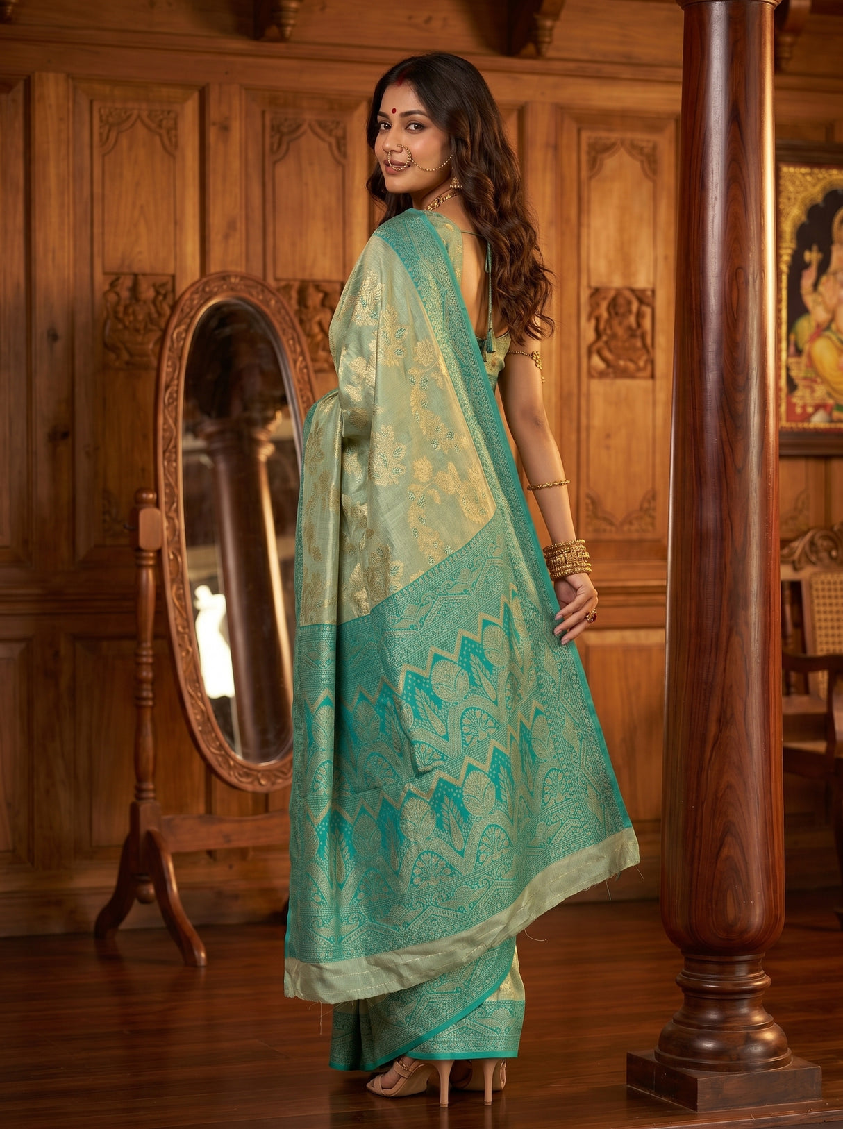 MIMOSA Saree Saree — pose 7 styling detail