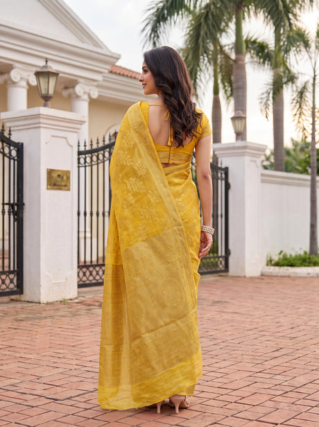 MIMOSA Saree Saree — pose 2 styling detail