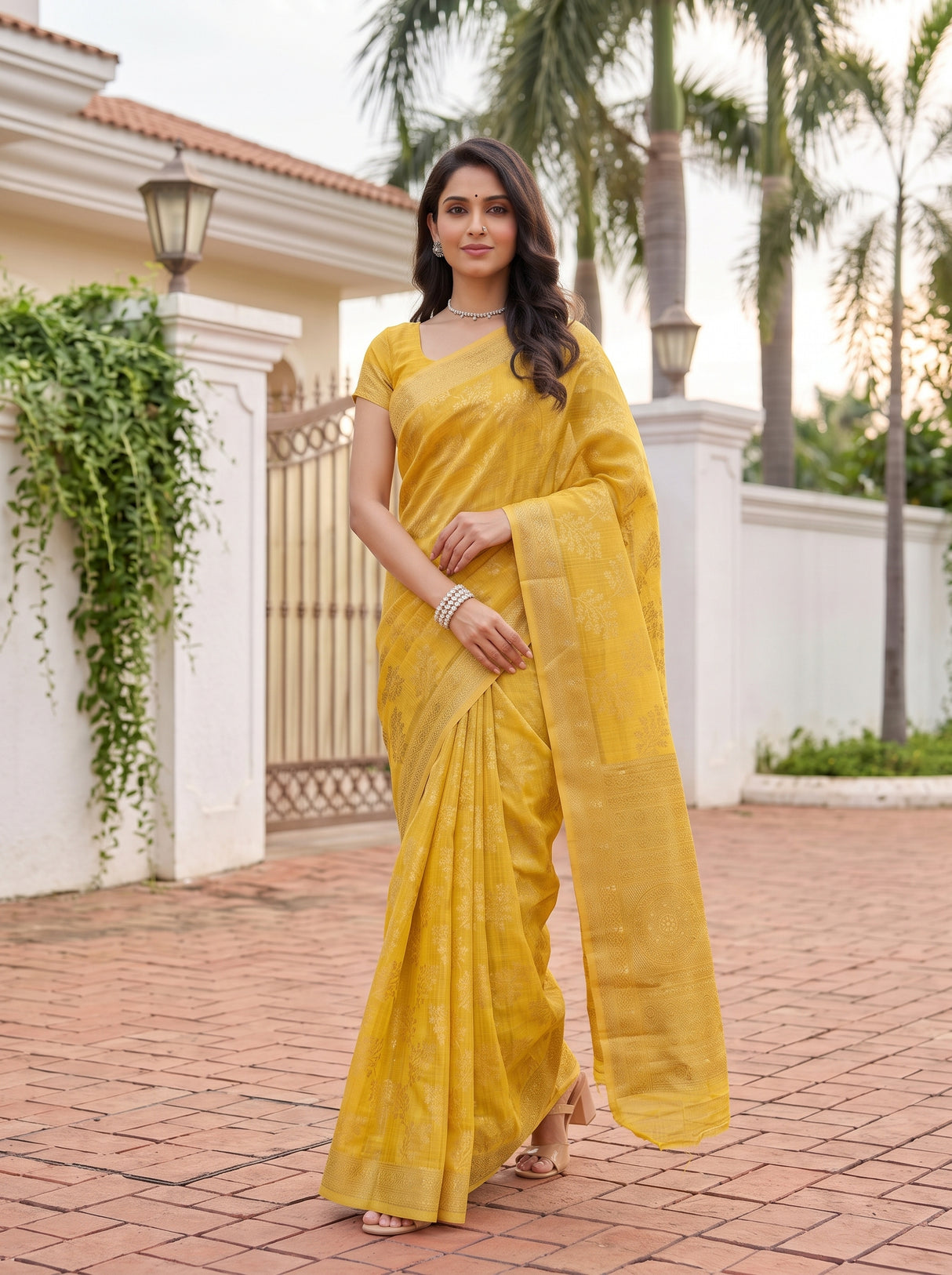 MIMOSA Saree Saree — pose 6 styling detail
