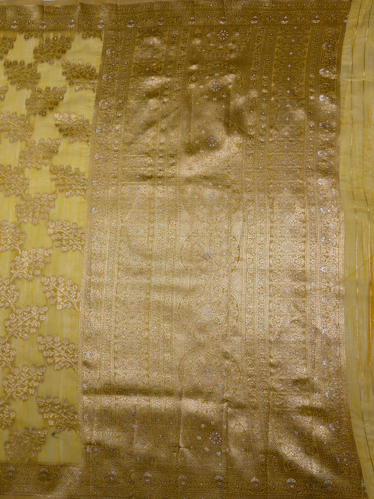 MIMOSA Saree Saree — pallu and zari work detail