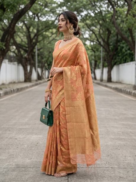 MIMOSA Saree Saree — pose 3 styling detail