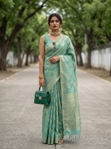 MIMOSA Saree Saree — front view on mannequin