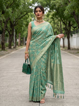 MIMOSA Saree Saree — pose 6 styling detail