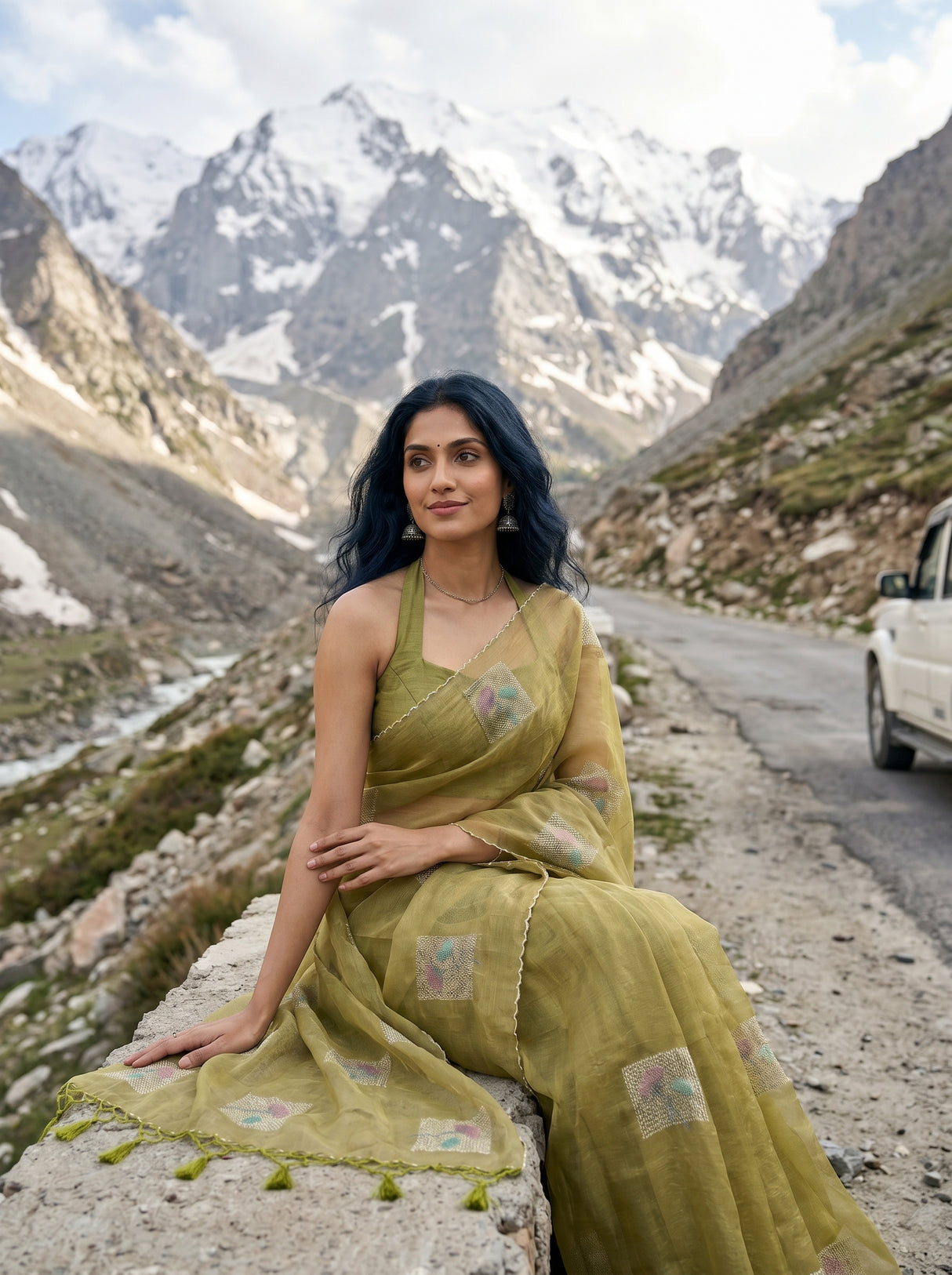 MIMOSA Saree Saree — pose 8 styling detail