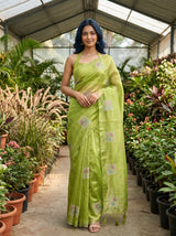 MIMOSA Saree Saree — front view on mannequin