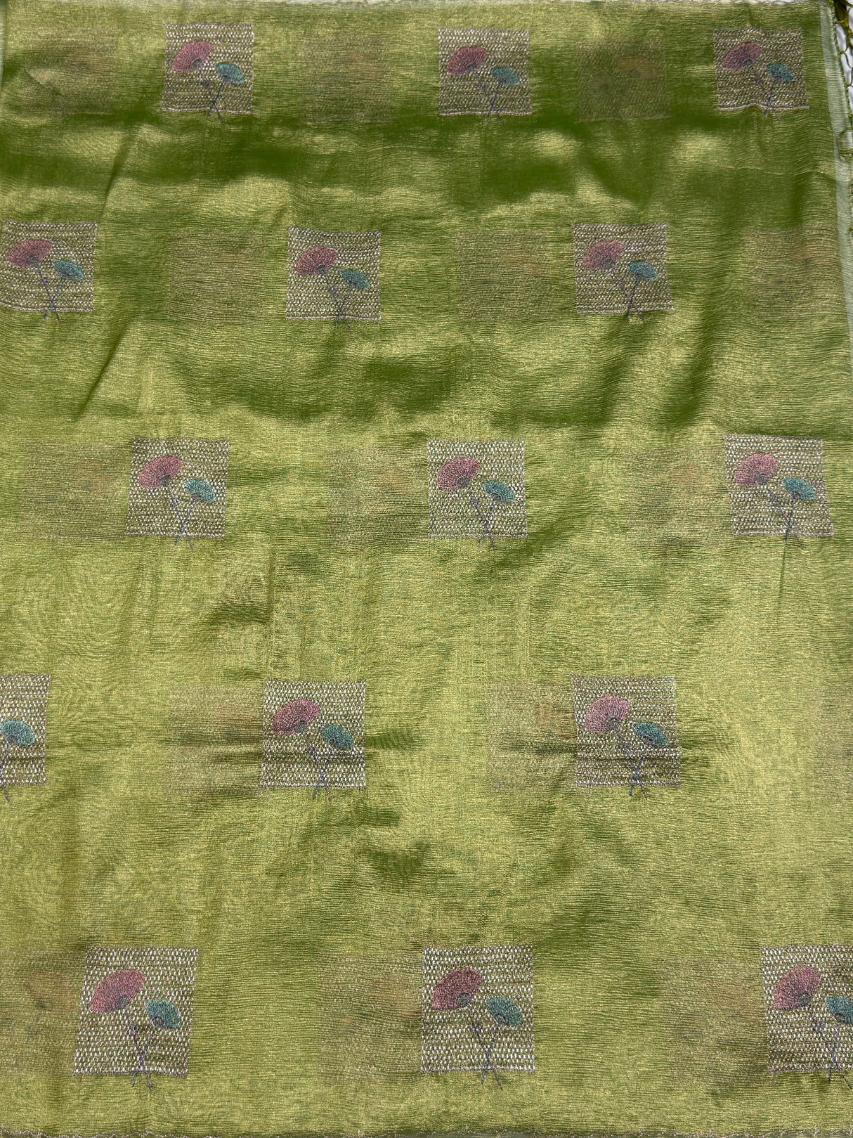 MIMOSA Saree Saree — pallu and zari work detail