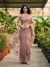 MIMOSA Saree Saree — front view on mannequin