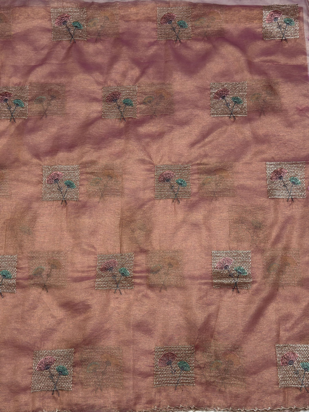 MIMOSA Saree Saree — pallu and zari work detail
