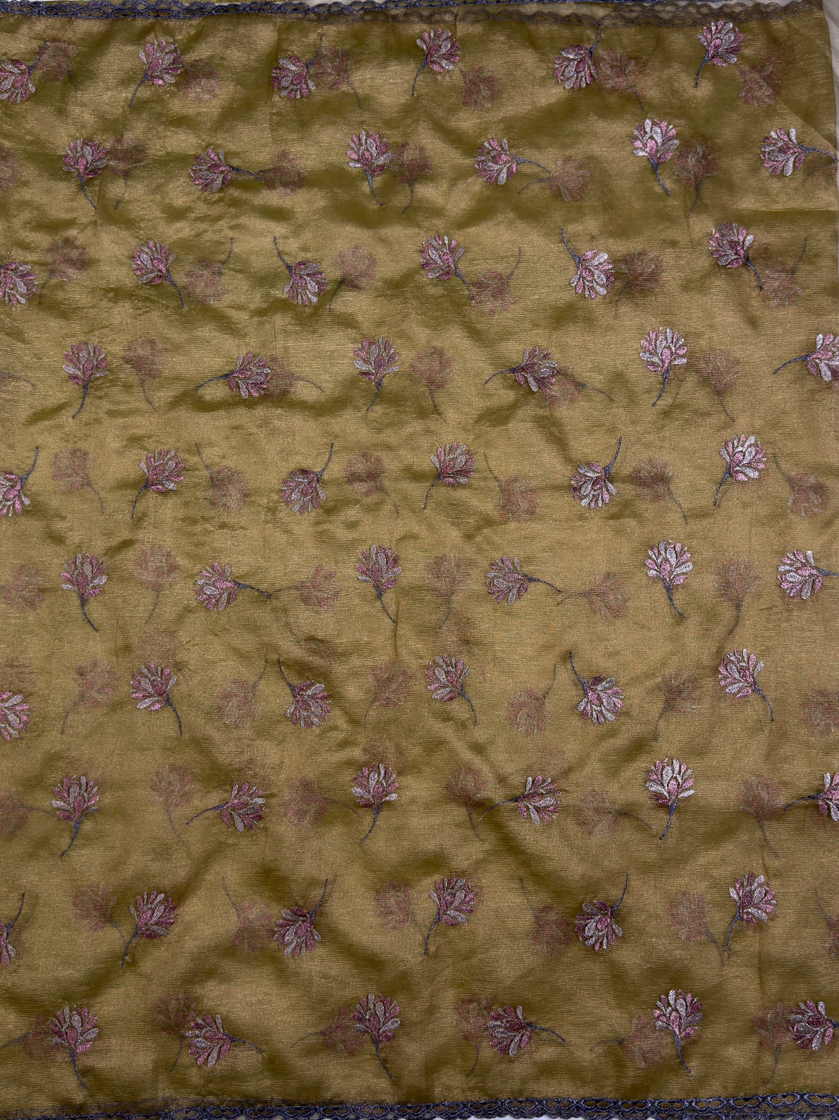 MIMOSA Saree Saree — pallu and zari work detail