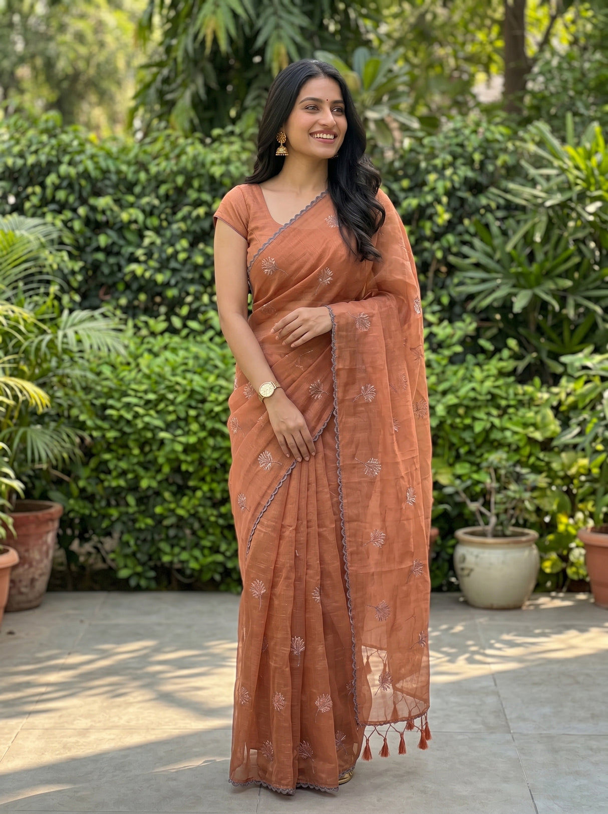 MIMOSA Saree Saree — pose 7 styling detail