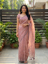 MIMOSA Saree Saree — front view on mannequin