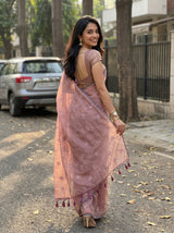 MIMOSA Saree Saree — pose 2 styling detail