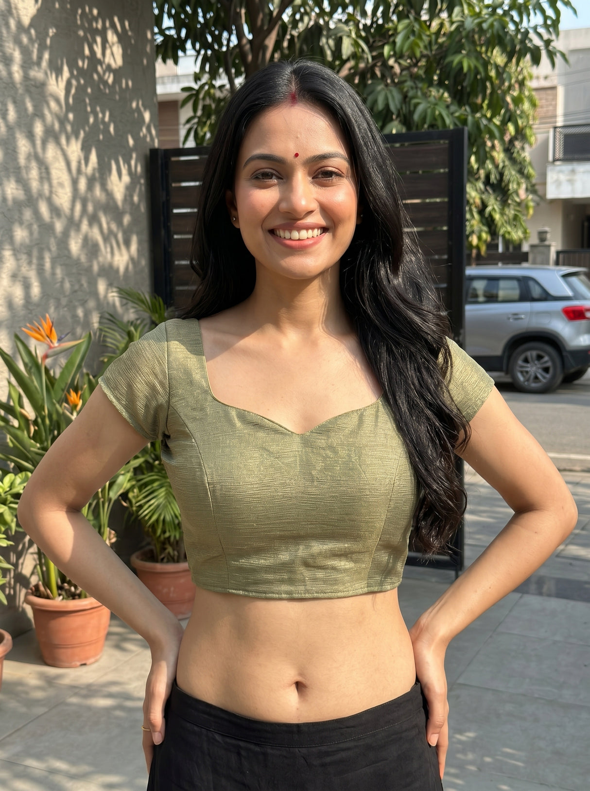 MIMOSA Saree Saree — blouse close-up