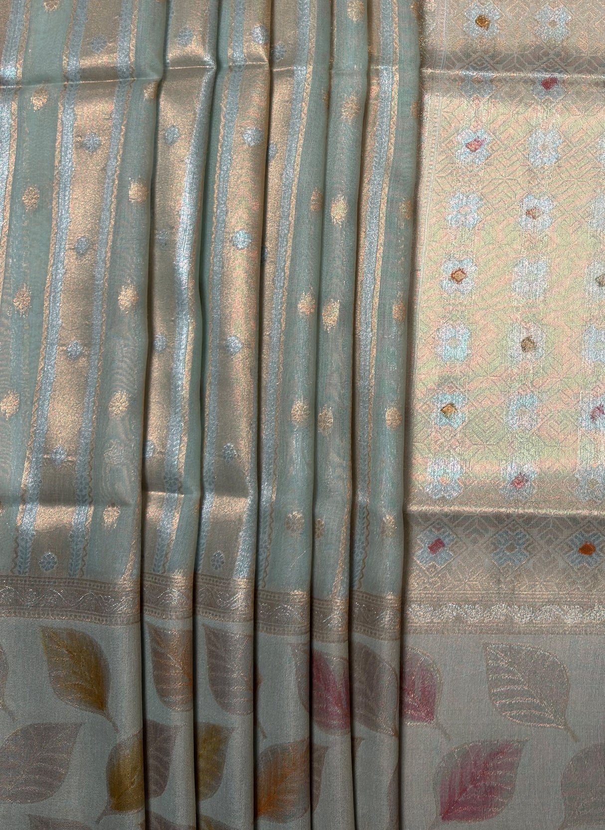 MIMOSA Rama Banarasi Art Silk Saree — fleets shot full lifestyle