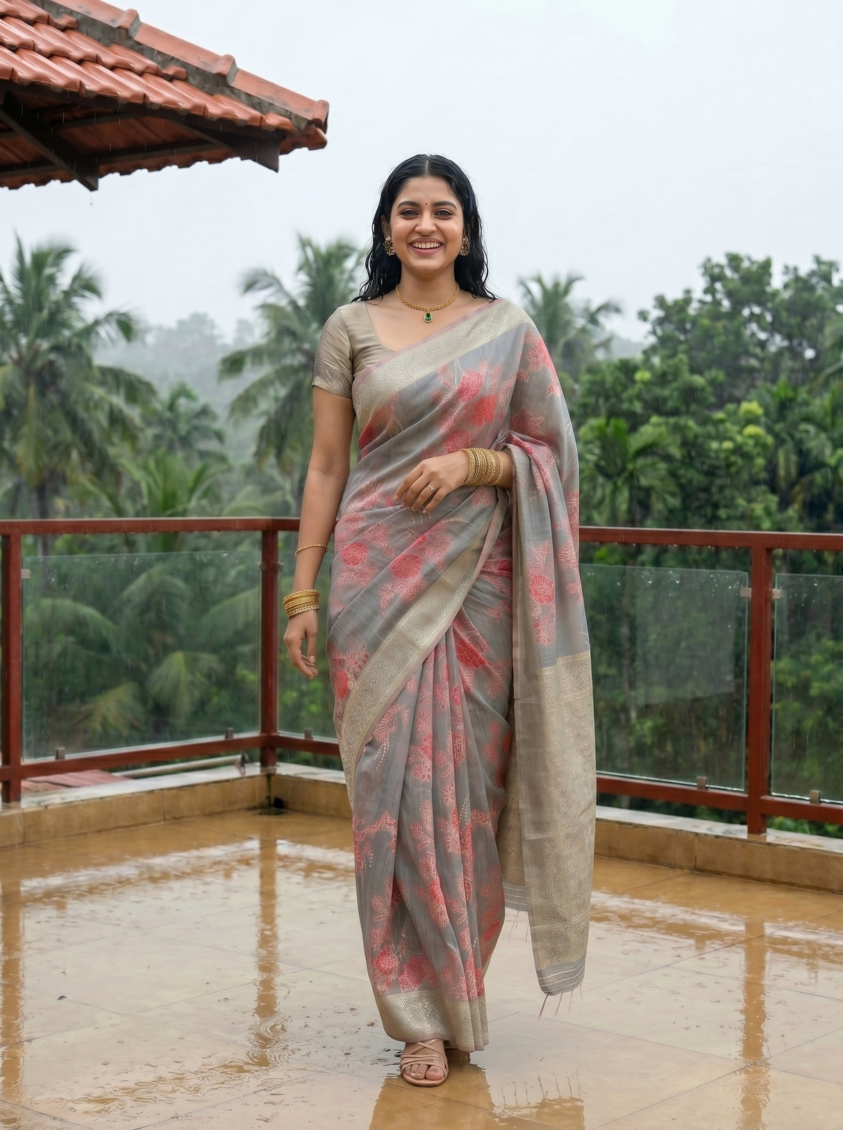 MIMOSA Saree Saree — pose 6 styling detail