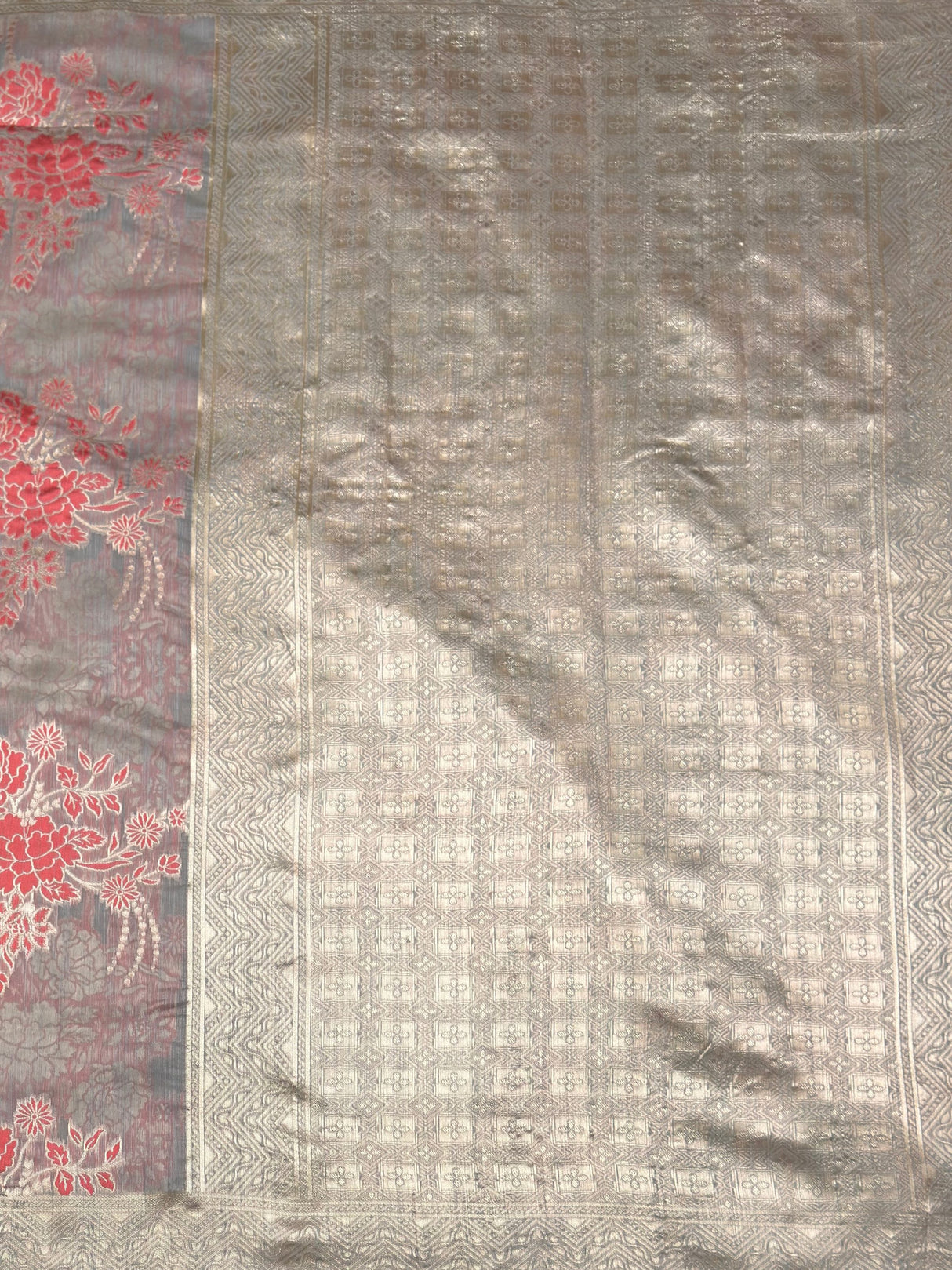 MIMOSA Saree Saree — pallu and zari work detail