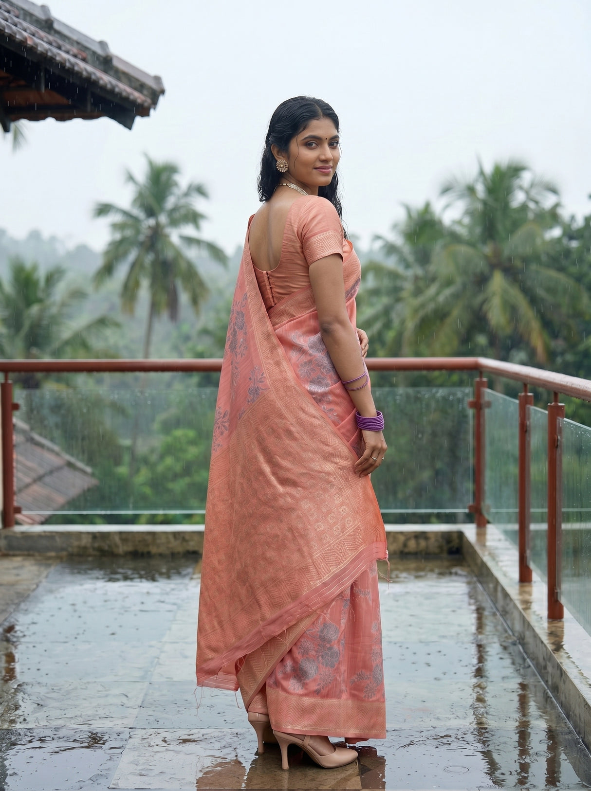 MIMOSA Saree Saree — pose 7 styling detail