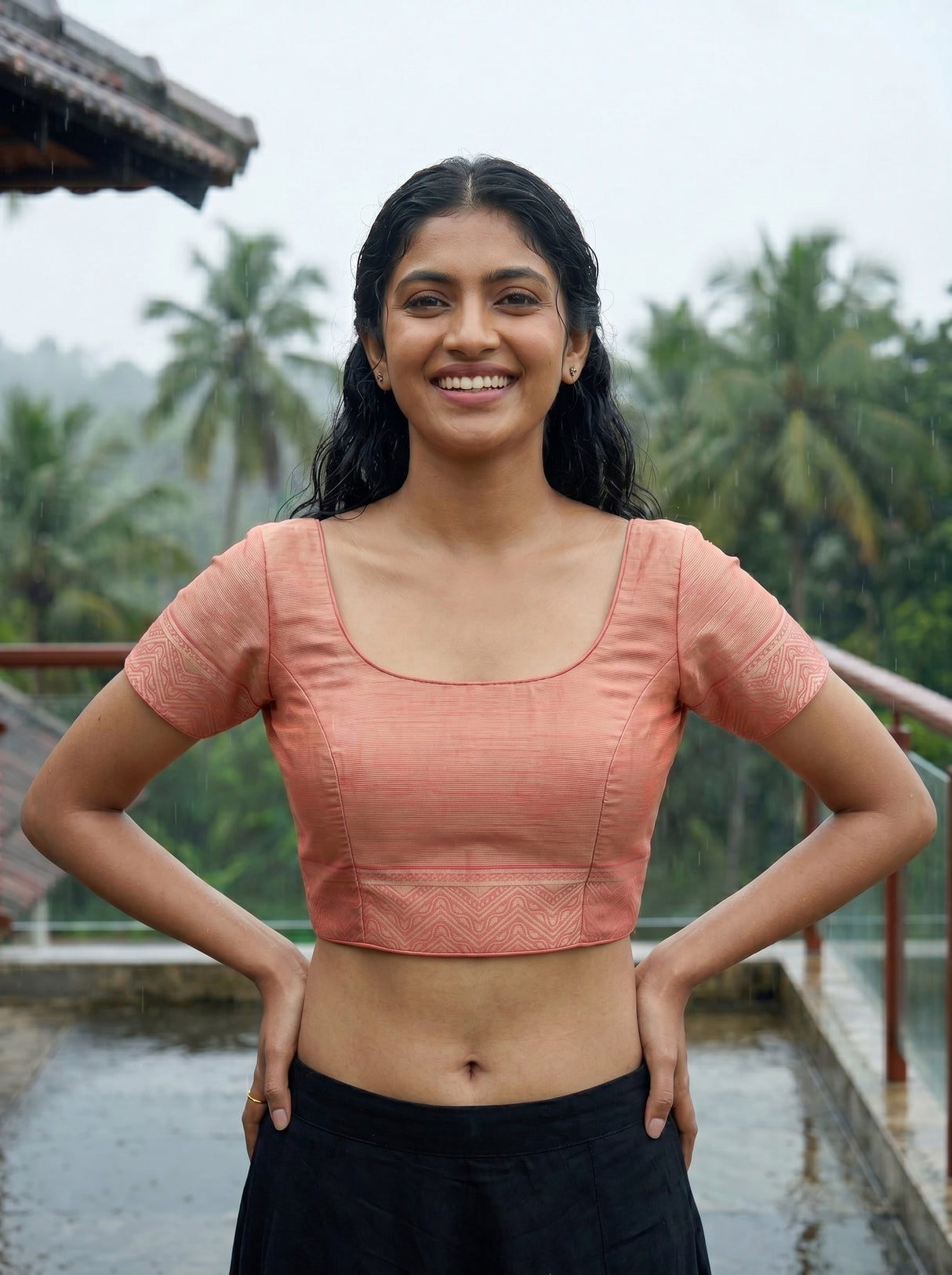 MIMOSA Saree Saree — blouse close-up