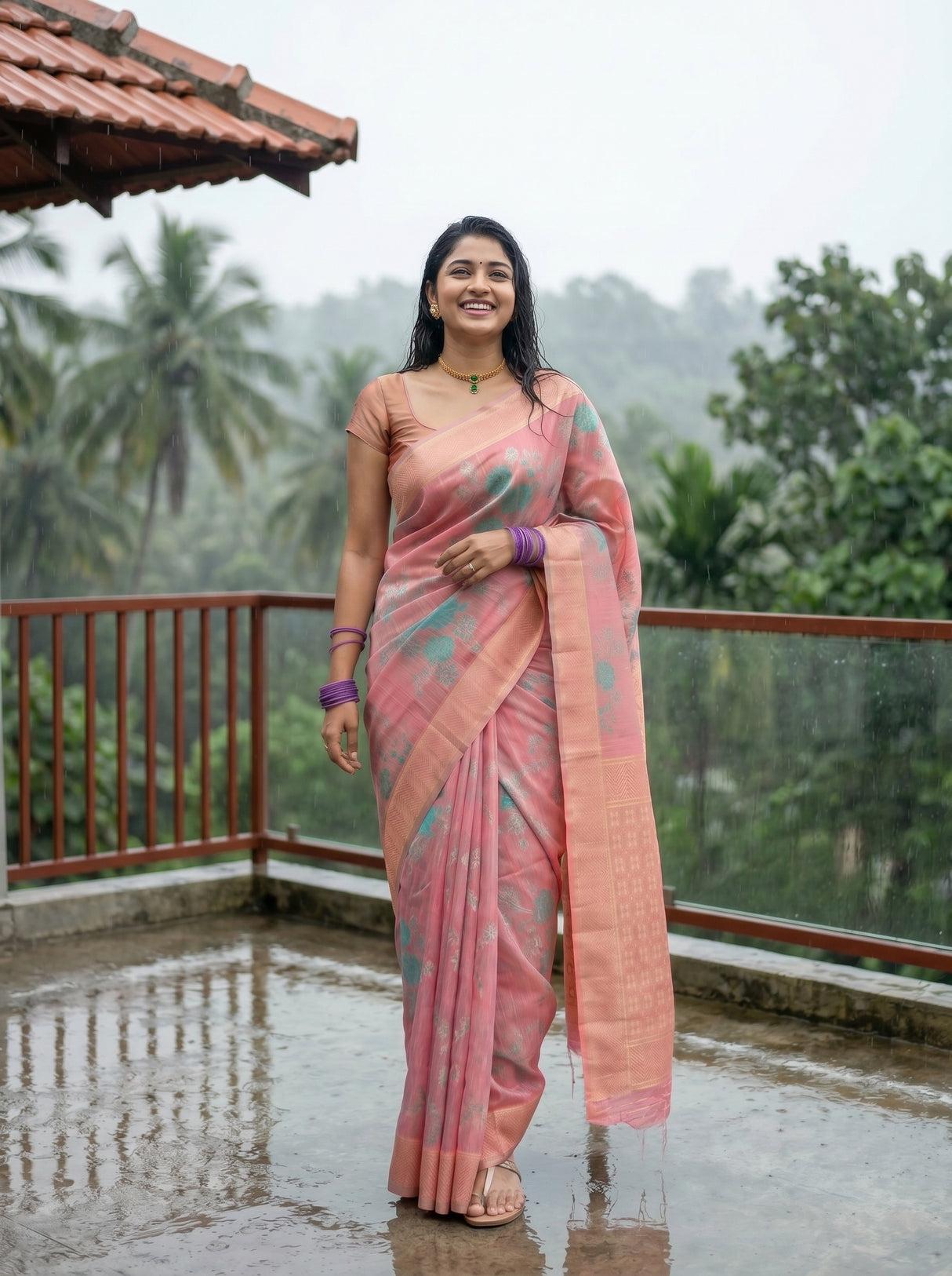 MIMOSA Saree Saree — pose 6 styling detail