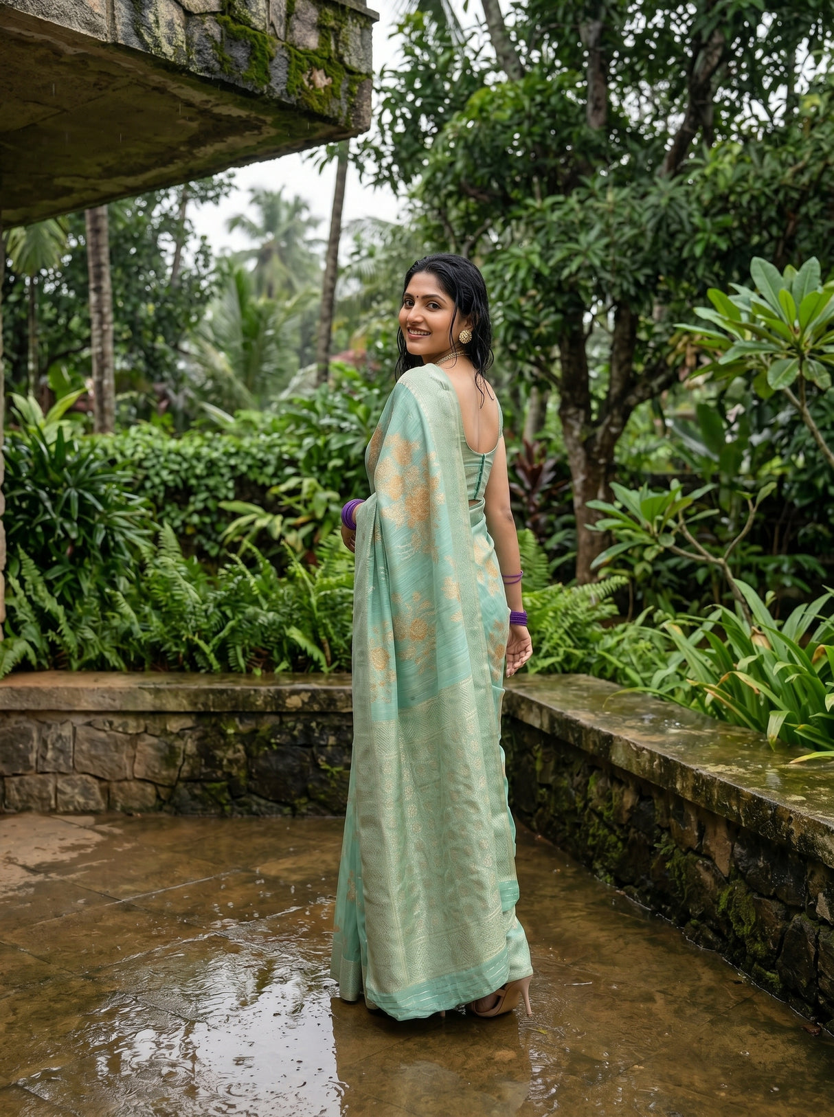 MIMOSA Saree Saree — pose 7 styling detail