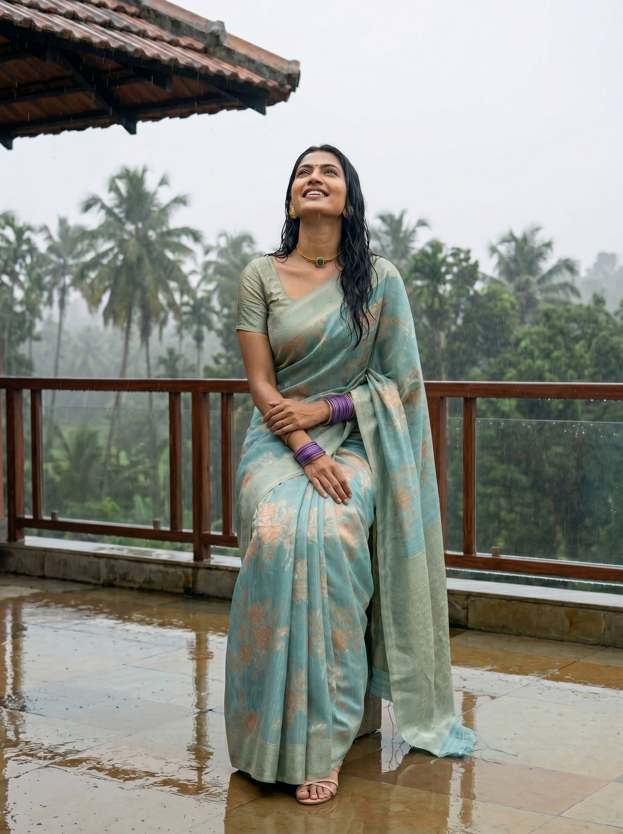 MIMOSA Saree Saree — pose 8 styling detail
