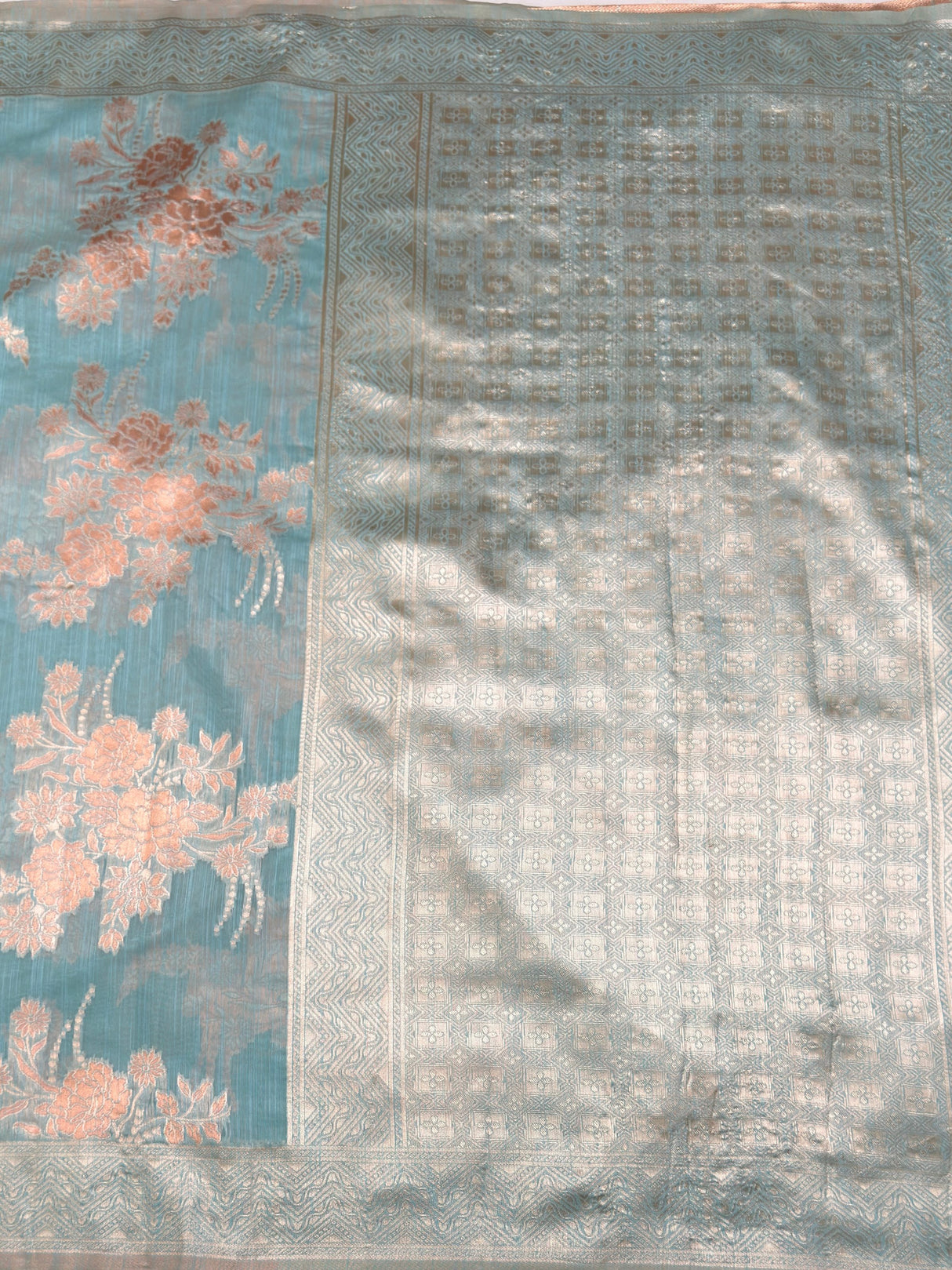 MIMOSA Saree Saree — pallu and zari work detail