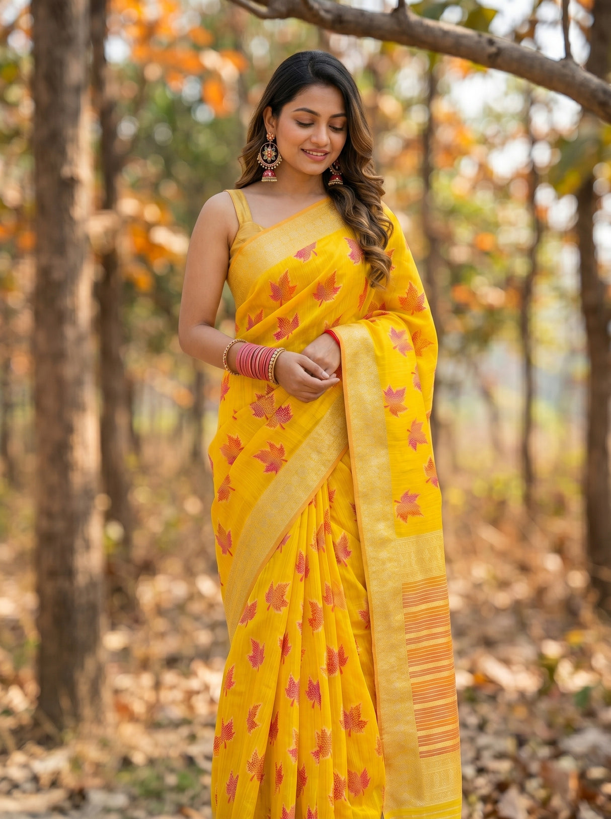 MIMOSA Saree Saree — pose 10 styling detail