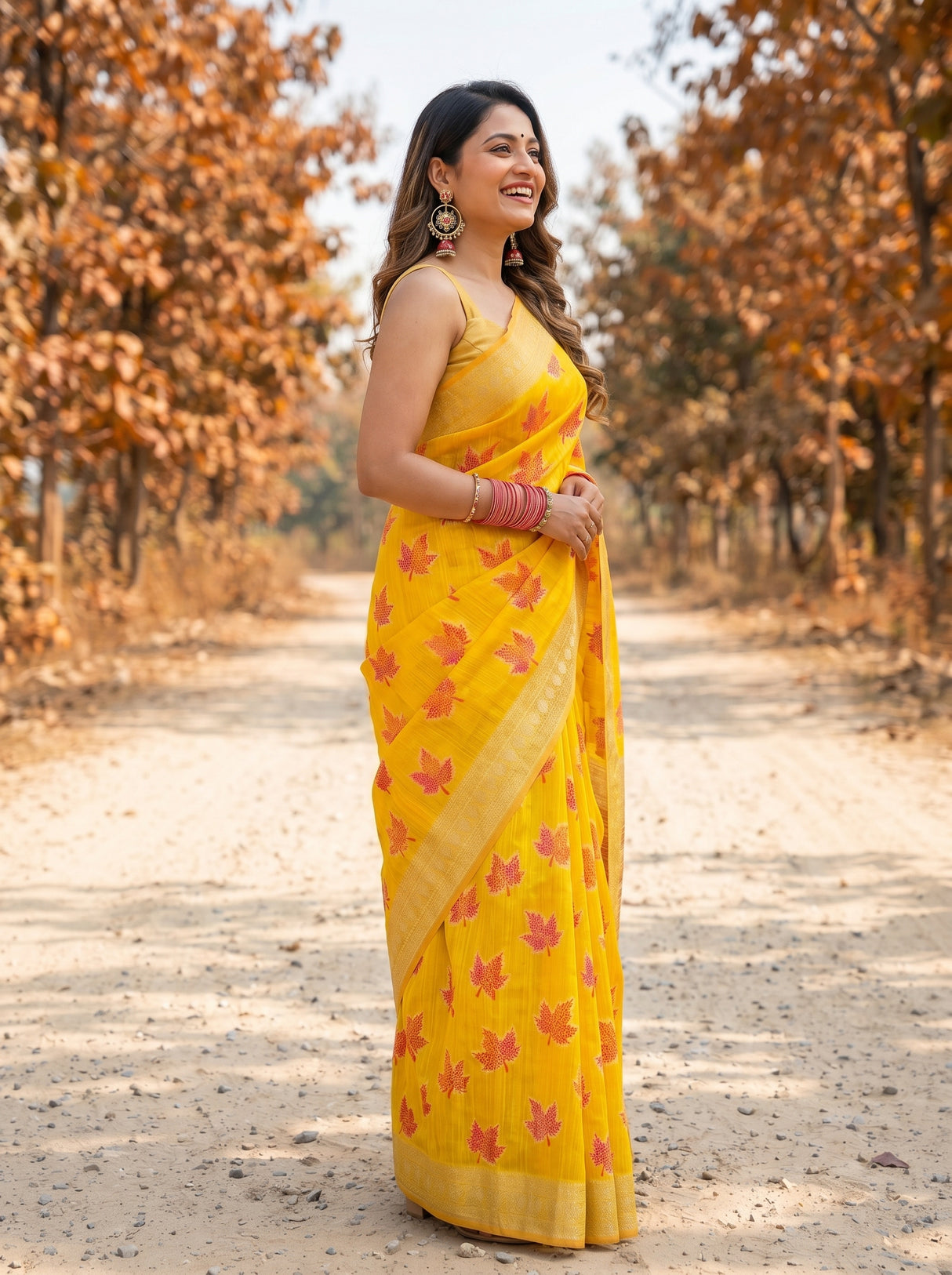MIMOSA Saree Saree — pose 3 styling detail