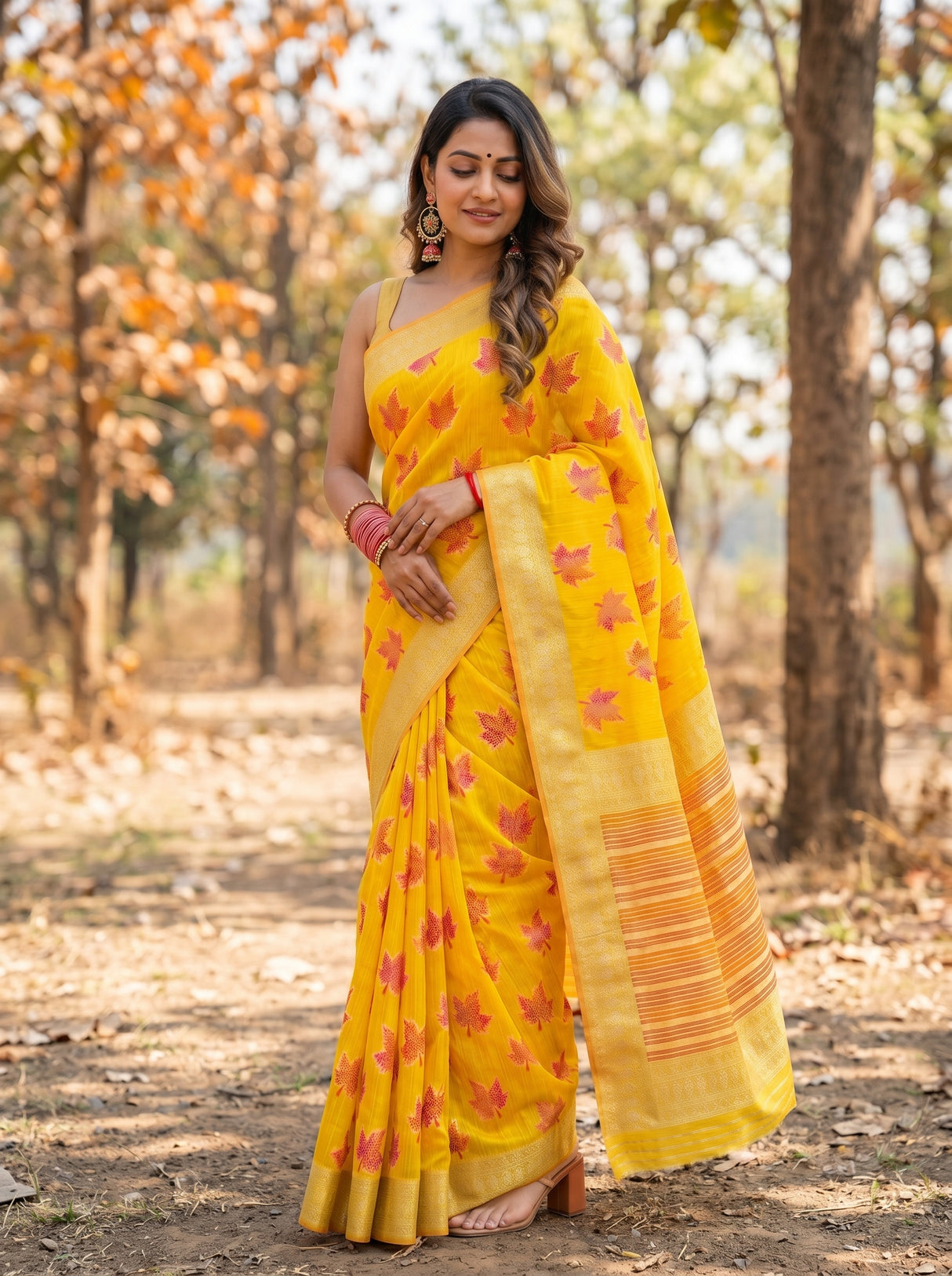 MIMOSA Saree Saree — pose 9 styling detail