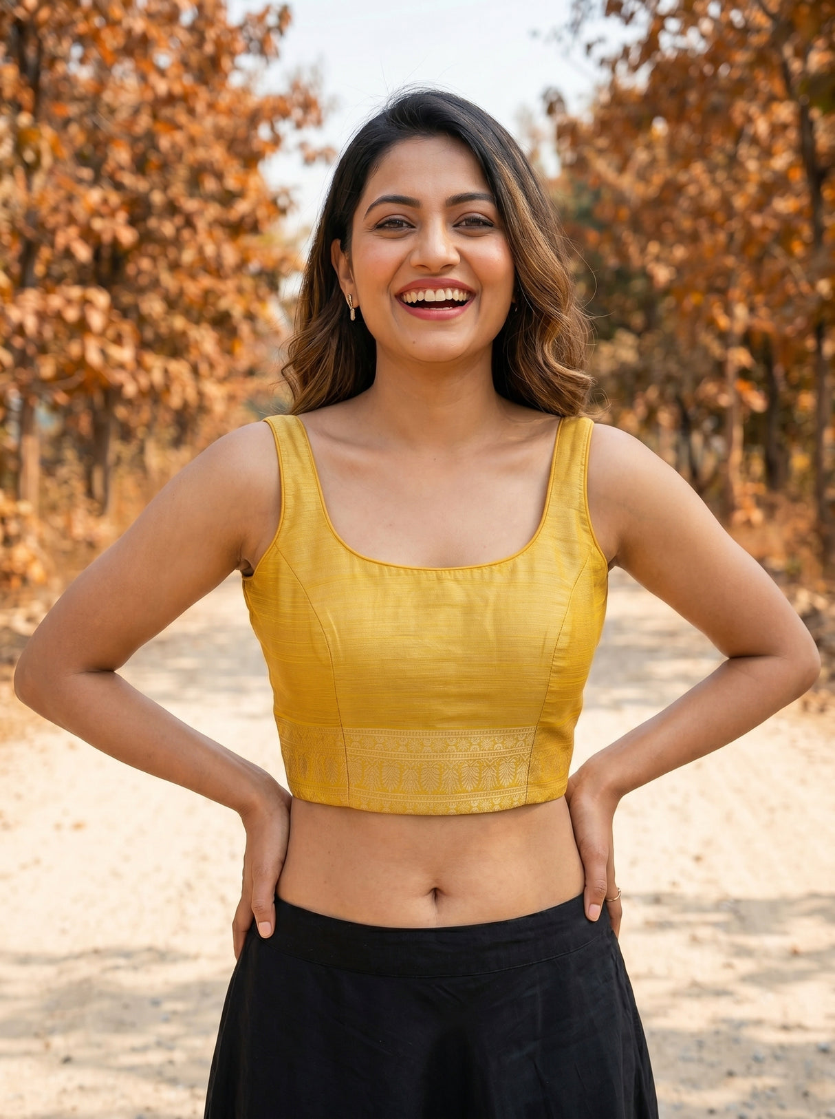 MIMOSA Saree Saree — blouse close-up