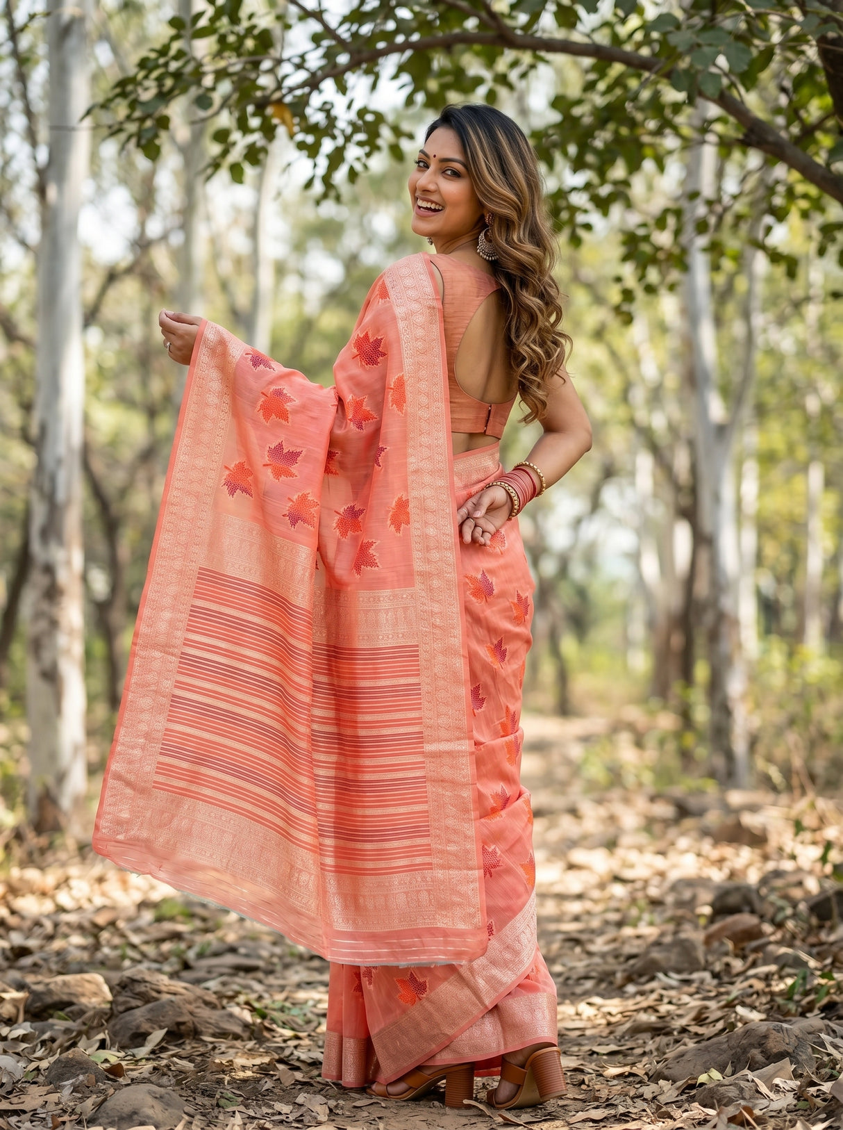 MIMOSA Saree Saree — pose 7 styling detail