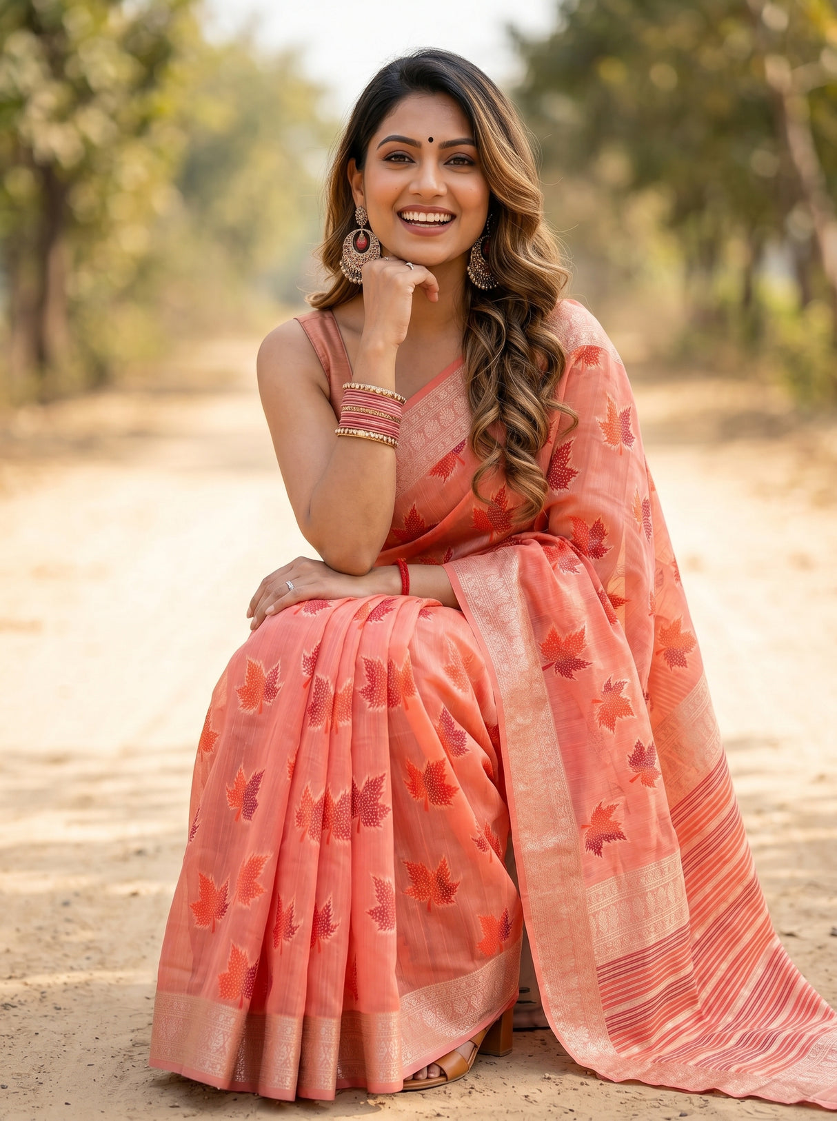 MIMOSA Saree Saree — pose 8 styling detail
