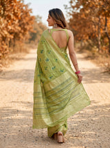 MIMOSA Saree Saree — pose 2 styling detail