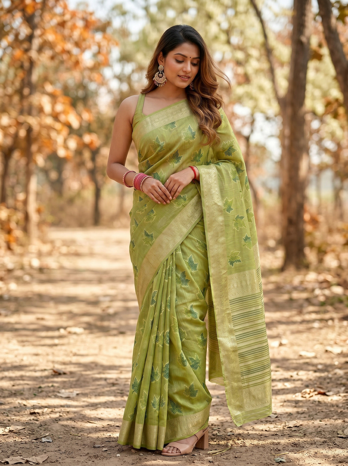 MIMOSA Saree Saree — pose 9 styling detail