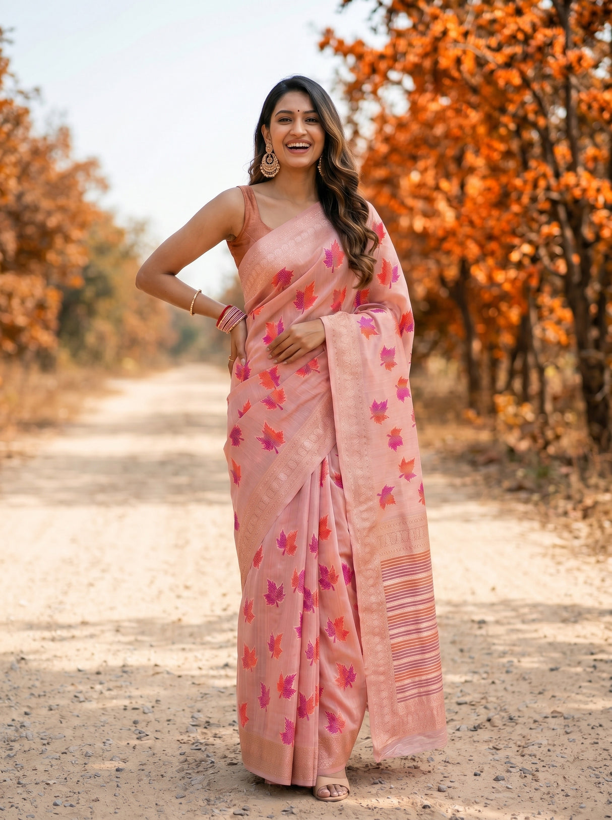 MIMOSA Saree Saree — pose 4 styling detail