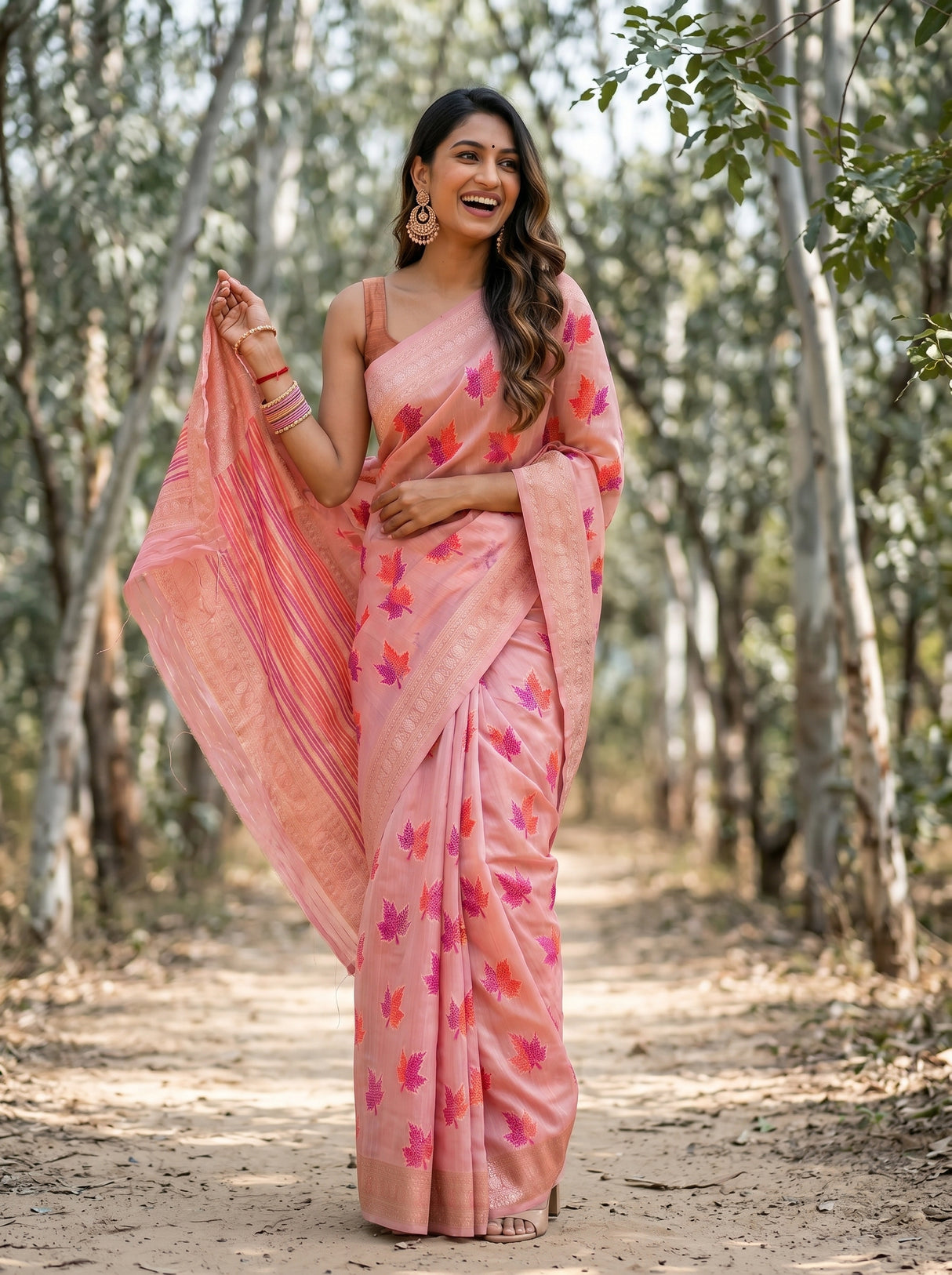 MIMOSA Saree Saree — pose 5 styling detail