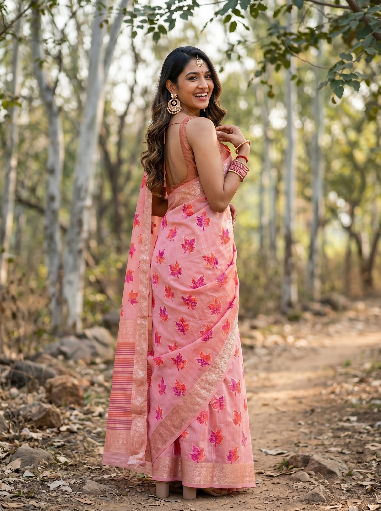 MIMOSA Saree Saree — pose 7 styling detail