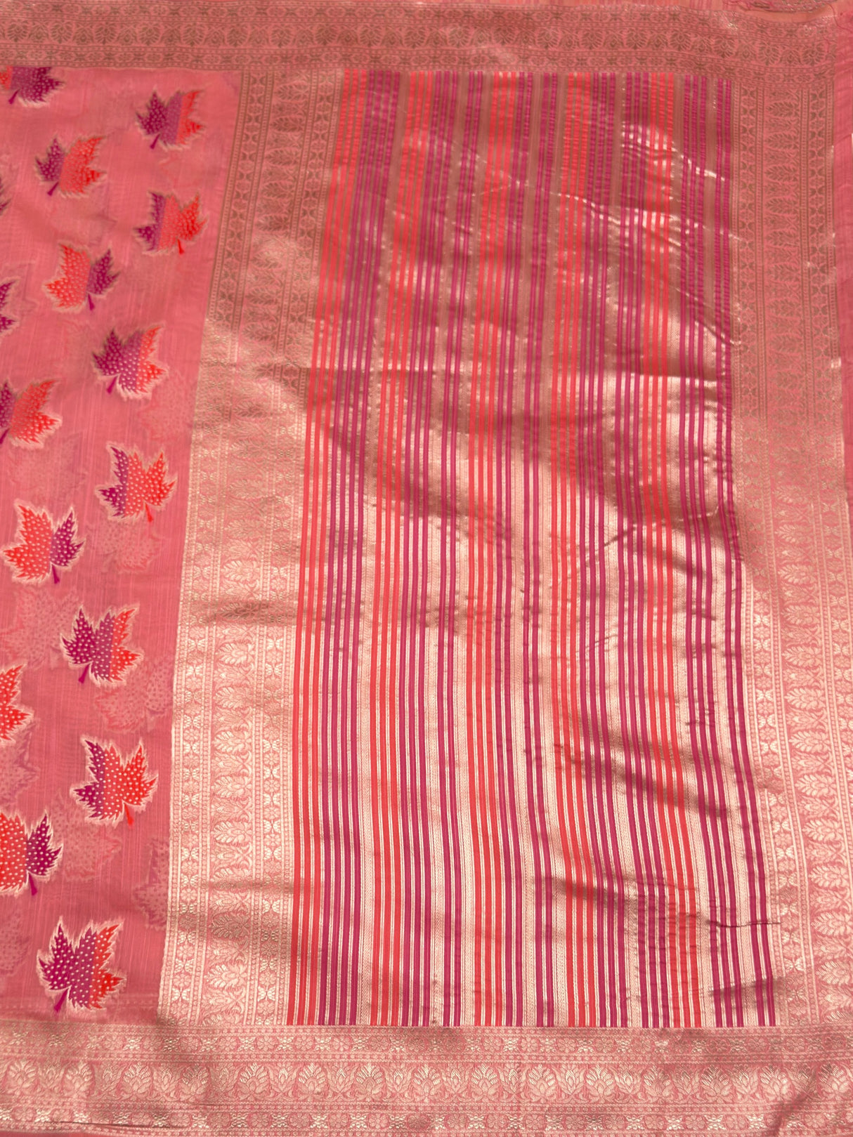MIMOSA Saree Saree — pallu and zari work detail