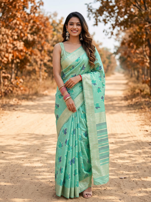 MIMOSA Saree Saree — front view on mannequin
