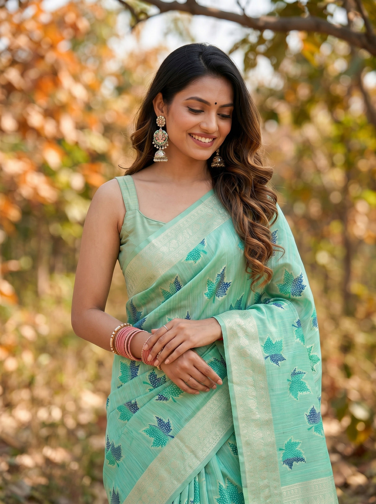 MIMOSA Saree Saree — pose 10 styling detail