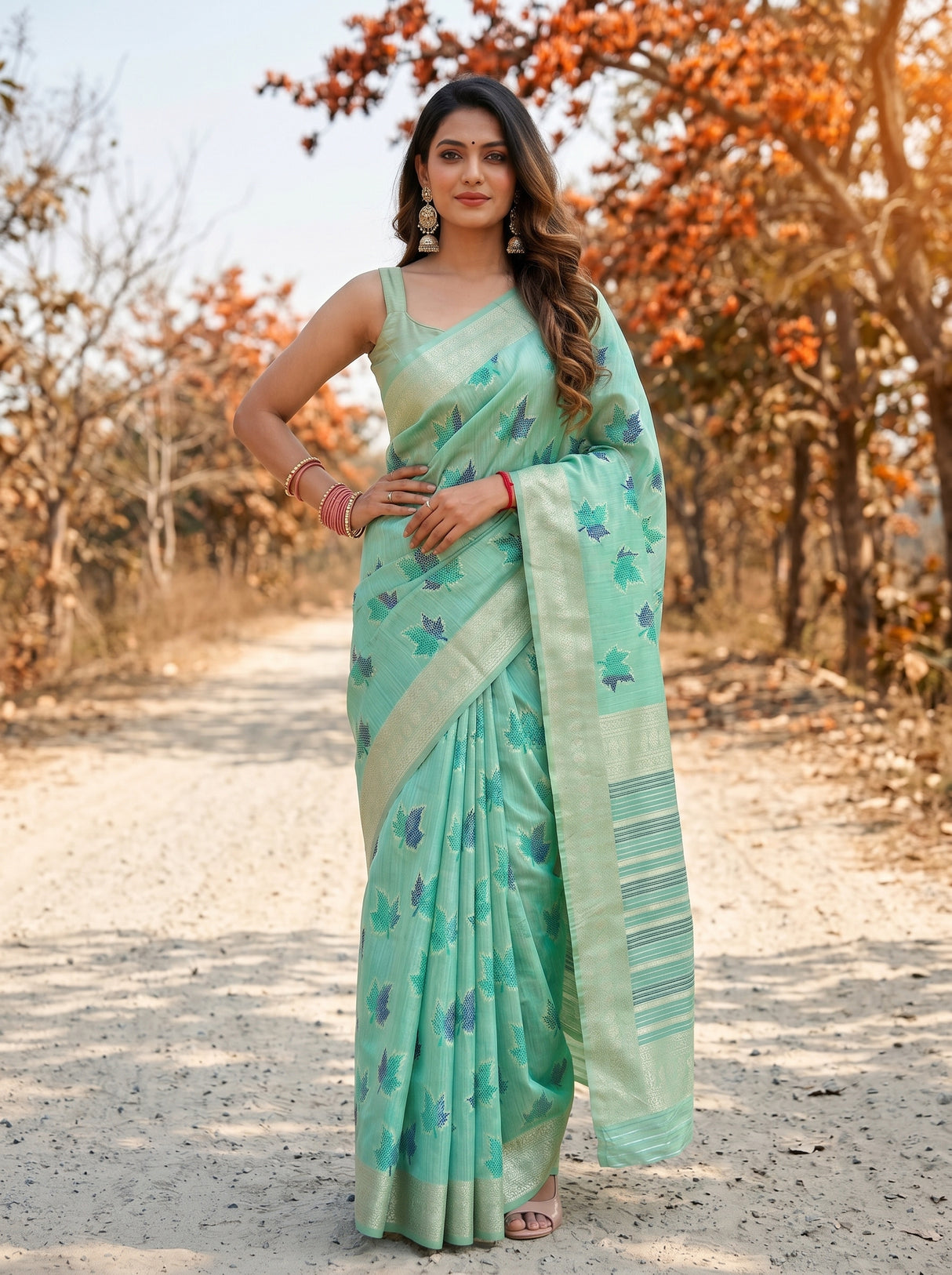 MIMOSA Saree Saree — pose 4 styling detail
