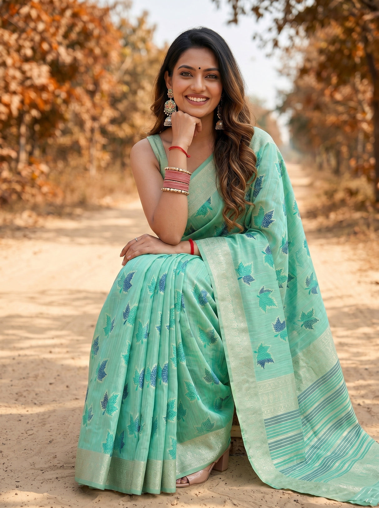 MIMOSA Saree Saree — pose 8 styling detail