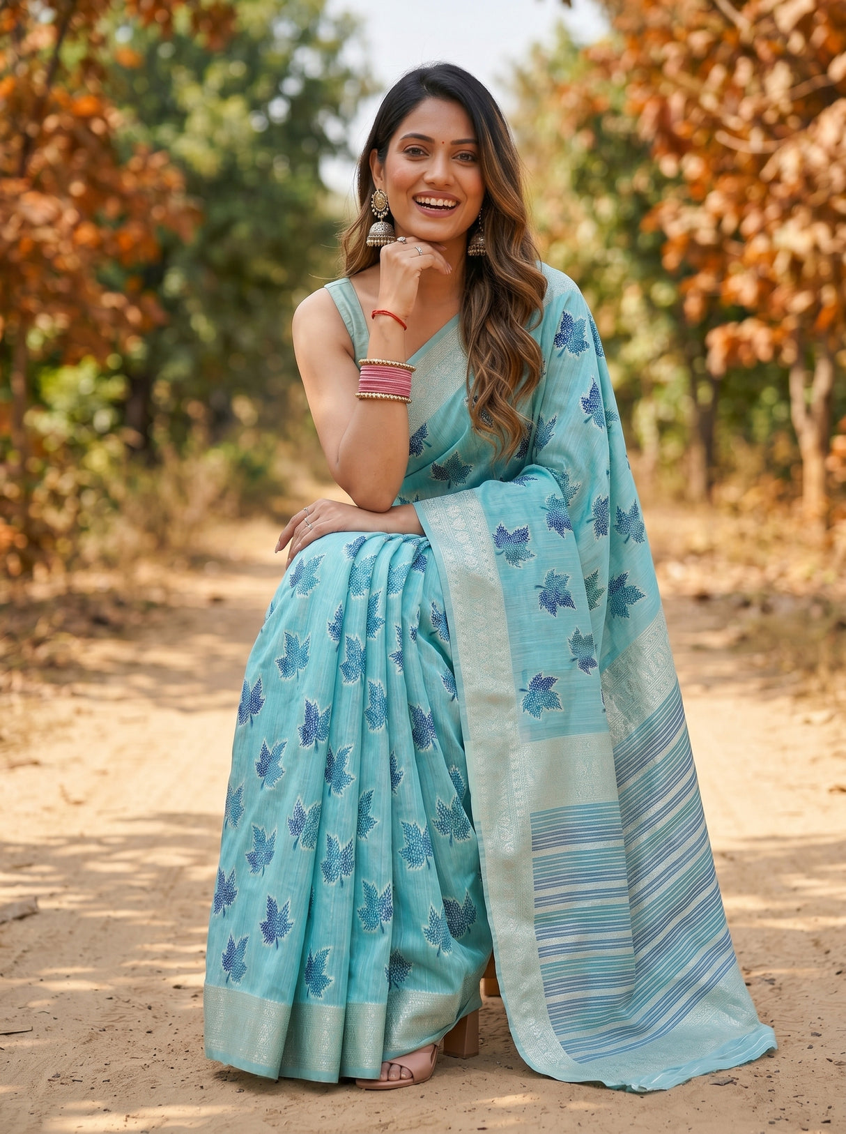 MIMOSA Saree Saree — pose 8 styling detail