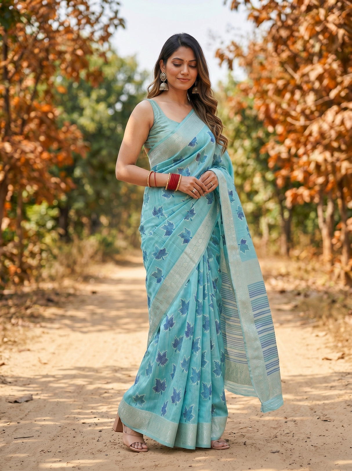 MIMOSA Saree Saree — pose 9 styling detail