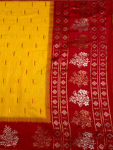 MIMOSA Gold Saree Saree — pallu and zari work detail
