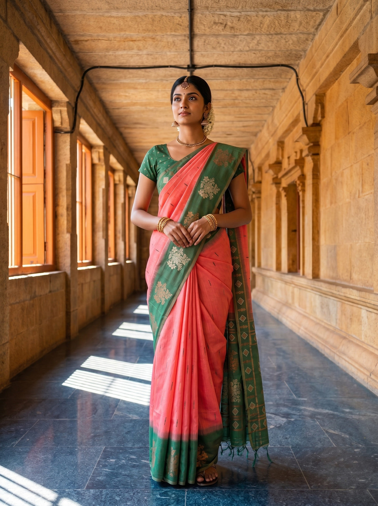 Gajari  Saree